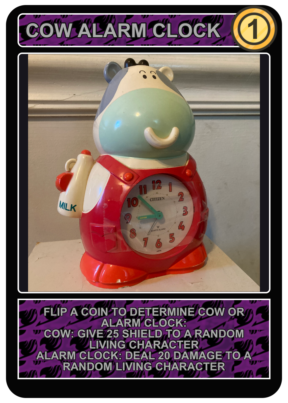 Cow Alarm Clock item preview